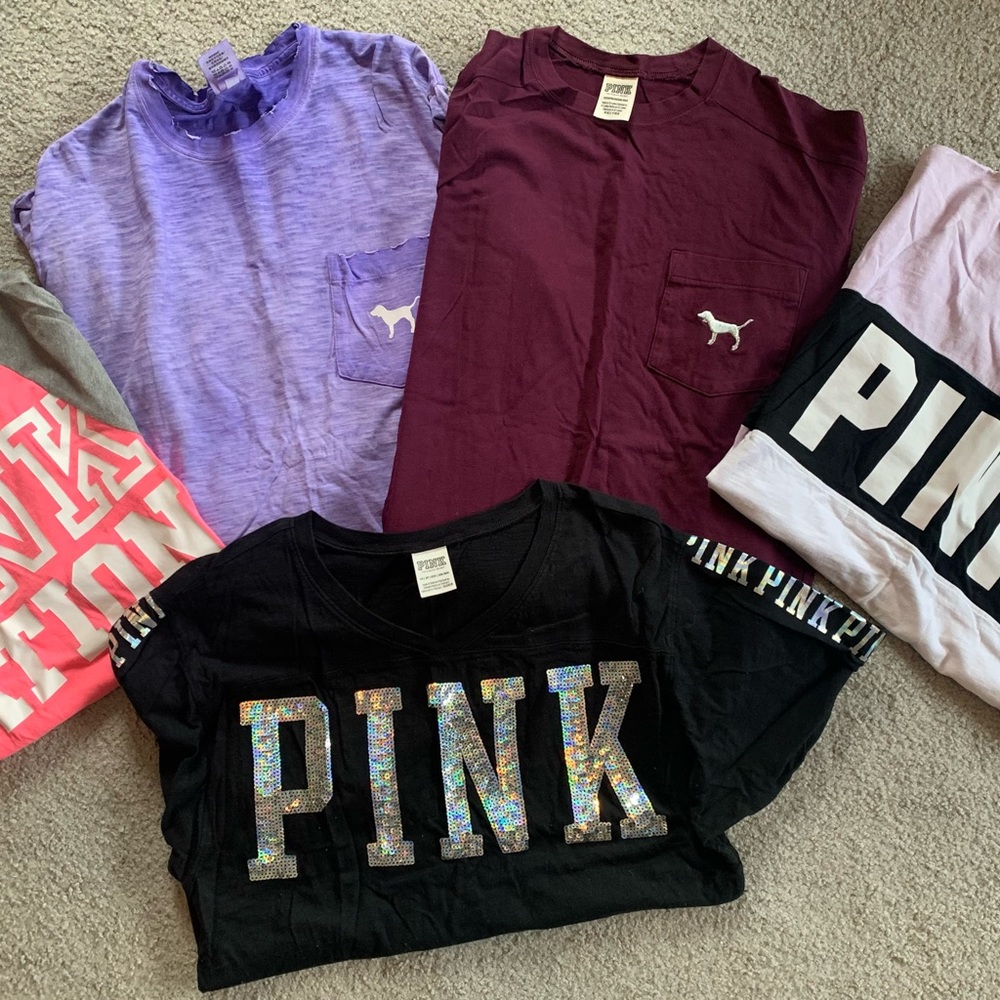 Great lot of XS long sleeve shirts from PINK